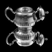 Christofle - 5pc. Silver Plated Louis XV Tea Set - Noble Crown, Like New !