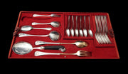 Boin-Taburet:  282pc. Antique French Sterling Silver Flatware Set, 18 Serving Pieces + Chest.