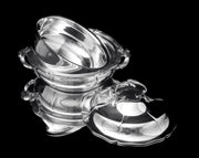 Odiot - 5pc. Antique French Sterling Silver Table Serving Set - Covered Vegetable Server + 2 Round Serving Platters - MINT !