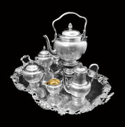 Odiot - 6pc. Antique French Sterling Silver Tea Set, Like New Condition, 1890s.