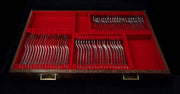 Puiforcat (Hermes) - 306 pcs. Antique French Sterling Silver Flatware Set, 18 Serving Pieces + Storage Chest & No Monograms!