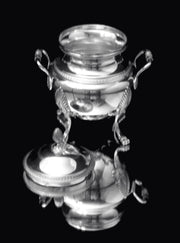 Puiforcat (Hermes) - Stunning 6pc. Antique French Sterling Silver Tea Set, Empire Style, No Monograms !