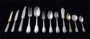 Puiforcat (Hermes) & Cardeilhac (Christofle): 182-piece Antique French Sterling Silver Flatware Set + Storage Chests !