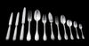 Puiforcat (Hermes) - 168pc. Antique French Sterling Silver Flatware Set (Vauban) Model + Storage Trays.