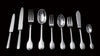 Tetard Freres - 112pc. Antique French Sterling Silver Flatware Set, Uniplat Model.