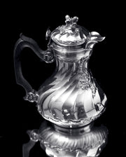 Christofle (Cardeilhac) - 4pc. Antique French Louis XVISterling Silver Tea Set + Serving Tray !