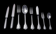 Christofle (Cardeilhac) 88pc. Antique Sterling Silver Flatware Set, Germain Port Royal !