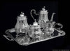 D.R. - French 5pc. Louis XVI Silver Plate Tea Set - Museum Quality !