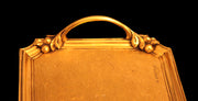 Marionnet - Stunning Gold Plated Bronze Art Nouveau Serving Tray - Museum Quality !