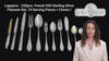 Lapparra - 220pcs. French 950 Sterling Silver Flatware Set,  19 Serving Pieces + Chests !