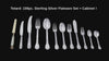 Tetard - 159pc. Antique French 950 Sterling Silver Flatware Set, Versailles Model + Storage Cabinet, Museum Quality.