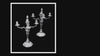 Cardeilhac (Christofle) - Two 5-Candle French 950 Sterling Silver Louis XVI Candelabra, 1890s
