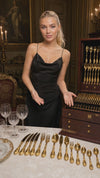 Societe Parisienne d'Orfevrerie (Odiot) - 184pc. French Gold Plated Sterling Silver (Vermeil) Flatware Set + Cabinet