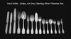 Brille - 204pc Antique French Original Art Deco 950 Sterling Silver Flatware Set