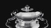 Puiforcat (Hermes) - 4pc. Antique French 950 Sterling Silver Covered Soup / Stew Tureen with Presentation Platter - LIKE NEW!