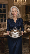 Odiot - 5pc. Antique French Sterling Silver Table Serving Set - Covered Vegetable Server + 2 Round Serving Platters - MINT !