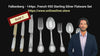 Falkenberg - 144pc. French Antique Louis XVI 950 Sterling Silver Flatware Set + Storage Chest