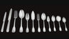 Puiforcat (Hermes) - 169pc. Antique French 950 Sterling Silver Flatware Set (Noailles), Rare Mother of Pearl Knives.