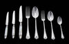 Fresnae - 103pc. French Antiue 950 Sterling Silver Flatware Set, 1890s