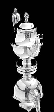 Keller - 8pc. Louis XVI 19th Century 950 Sterling Silver Tea Set, Museum Quality