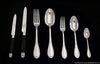 Lapparra - 111pc.(Service for 18) Antique French Sterling Silver Flatware Set + Storage Chest