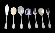 Savary & Fils - 182pc. French Antique 950 Sterling Silver Flatware Set, 26 Svg. Pcs. + Chest