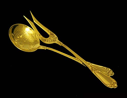 Caron Antique French 950 Sterling Silver Vermeil