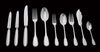 Ravinet Denfert - 120pc. Antique French 950 Art Deco Sterling Silver Flatware Set, No Monograms.