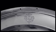 JBCO - French Antique 950 Sterling Silver Round Serving Platter, Museum Quality, 1819 - 1838