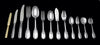 Lapparra - 328pc. Antique Louis XVI French 950 Sterling Silver Flatware Set + Cabinet