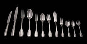 Henin - 188pc. Antique French 950 Sterling Silver Flatware Set