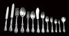 Italian - 206pc. Sterling Silver Flatware Set, "Frances 1" Pattern + Storage Trays