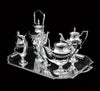 Herrmann - 6pc. Austrian 19th Century Silver Tea Set, 1860s, Museum Quality.