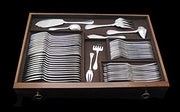 Henin - 171pc French Antique Louis XVI 950 Sterling Silver Flatware Set