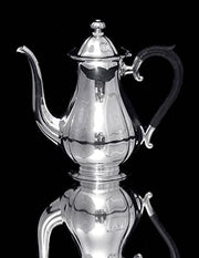 Jezler - 6pc. Antique 19th Century Silver Tea Set, LIke New Condition.