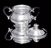 Jezler - 6pc. Antique 19th Century Silver Tea Set, LIke New Condition.