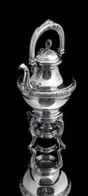 Boulenger - 8pc. Louis XVI 950 Sterling Silver Tea Set