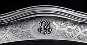 Christofle (Cardeilhac) - Two Louis XVI French Antique 950 Sterling Silver Serving Platters