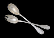Savary & Fils - 182pc. French Antique 950 Sterling Silver Flatware Set, 26 Svg. Pcs. + Chest