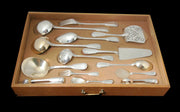 Savary & Fils - 182pc. French Antique 950 Sterling Silver Flatware Set, 26 Svg. Pcs. + Chest